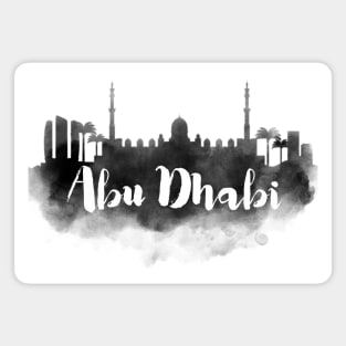 Abu Dhabi watercolor Magnet